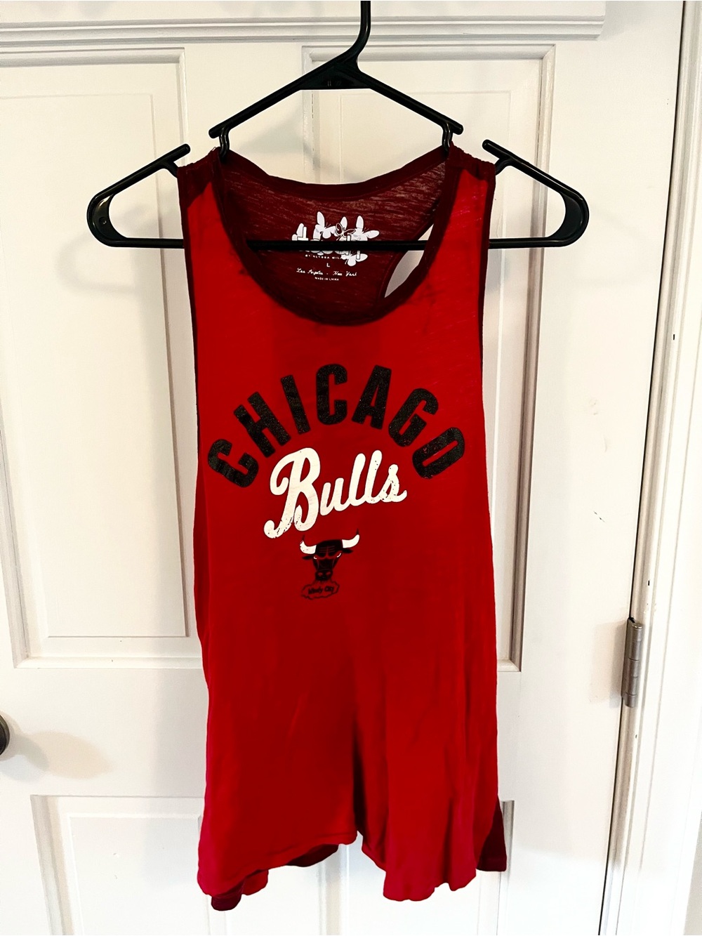 Touch by Alyssa Milano Red Racerback Chicago Bulls Tank